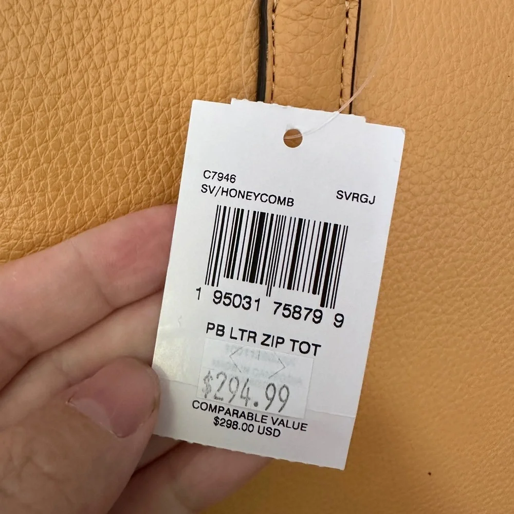 Coach Yellow Tote Bag - Picture 8 of 15